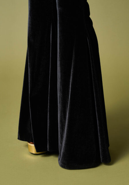 Pantaloni Bootcut in Velluto Stretch  - Nicla